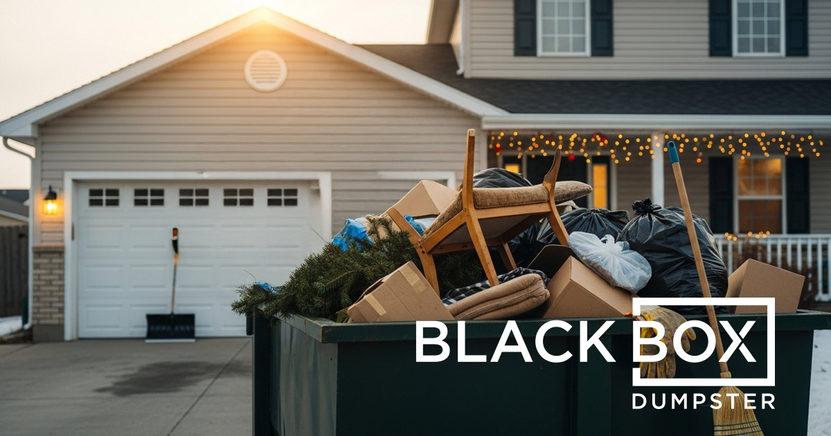 New Year, New Home: Post-Holiday Cleanup Projects That Need a Dumpster